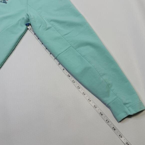 B Draddy 123rd US Open LACC Golf Pullover womens Medium Aqua 1/4 Zip Sweatshirt - Picture 5 of 10